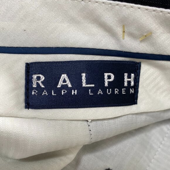 Ralph Ralph Lauren Dress Pants Men's 38 x 32 Mid Rise Blue Business Office - Picture 5 of 14